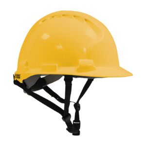 safety helmet with chin strap
